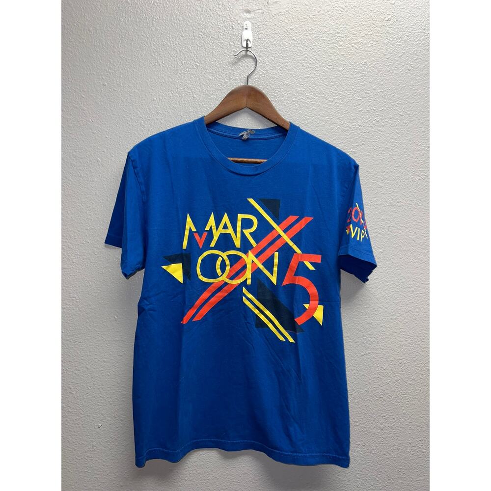 Womens Maroon 5 Shirt VIP Concert Tour Short Sleeve Band Tee Women medium